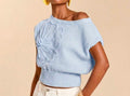 Sky Blue Knit Sweater